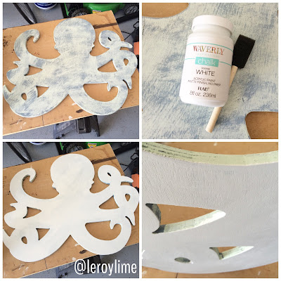 Chalk Painted Octopus - easy redo - LeroyLime the Blog