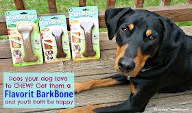 flavorit barkbone dog chew doberman rescue dog