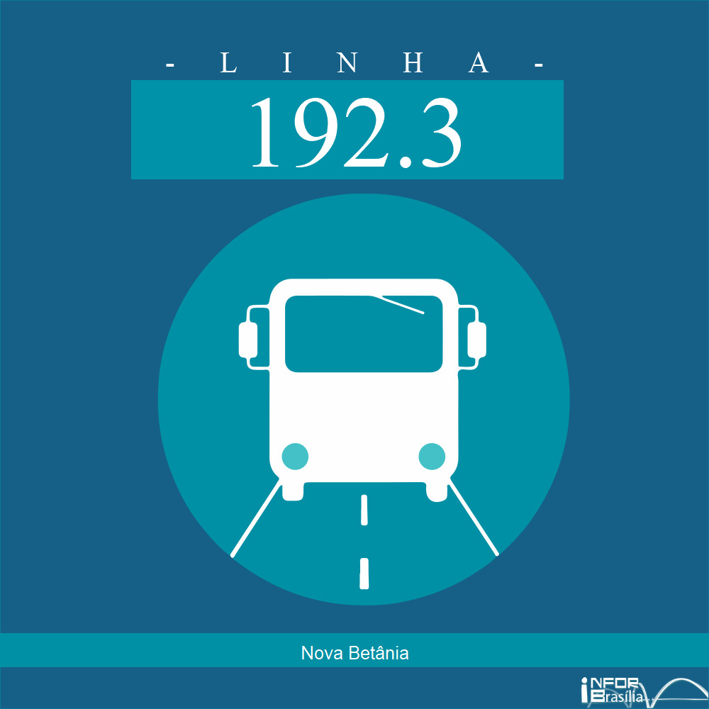 Horário de ônibus e itinerário 192.3 - Nova Betânia