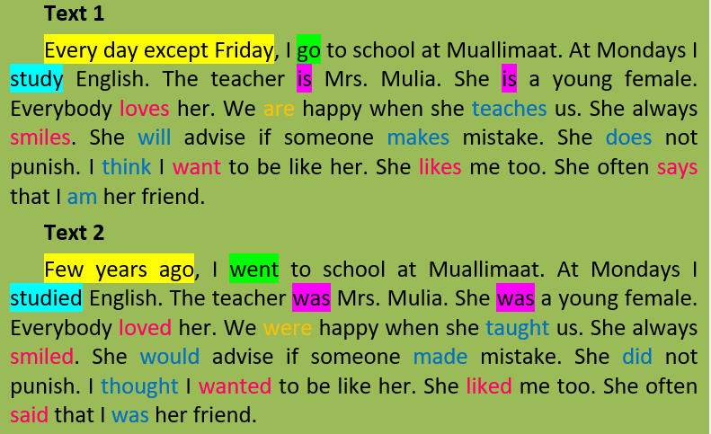 Form sentence. Form sentence
