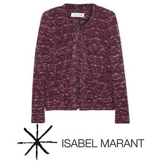 Etoile  - Princess Mary - Isabel Marant Purple Ariana Heather Striped Jacket