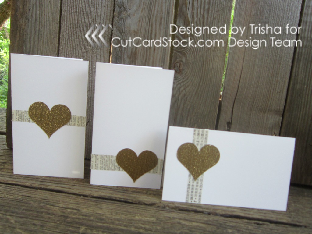 Glittering Three Ingredient CAS Cards