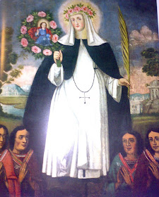 Santa Rosa de Lima y el Niño Jesús