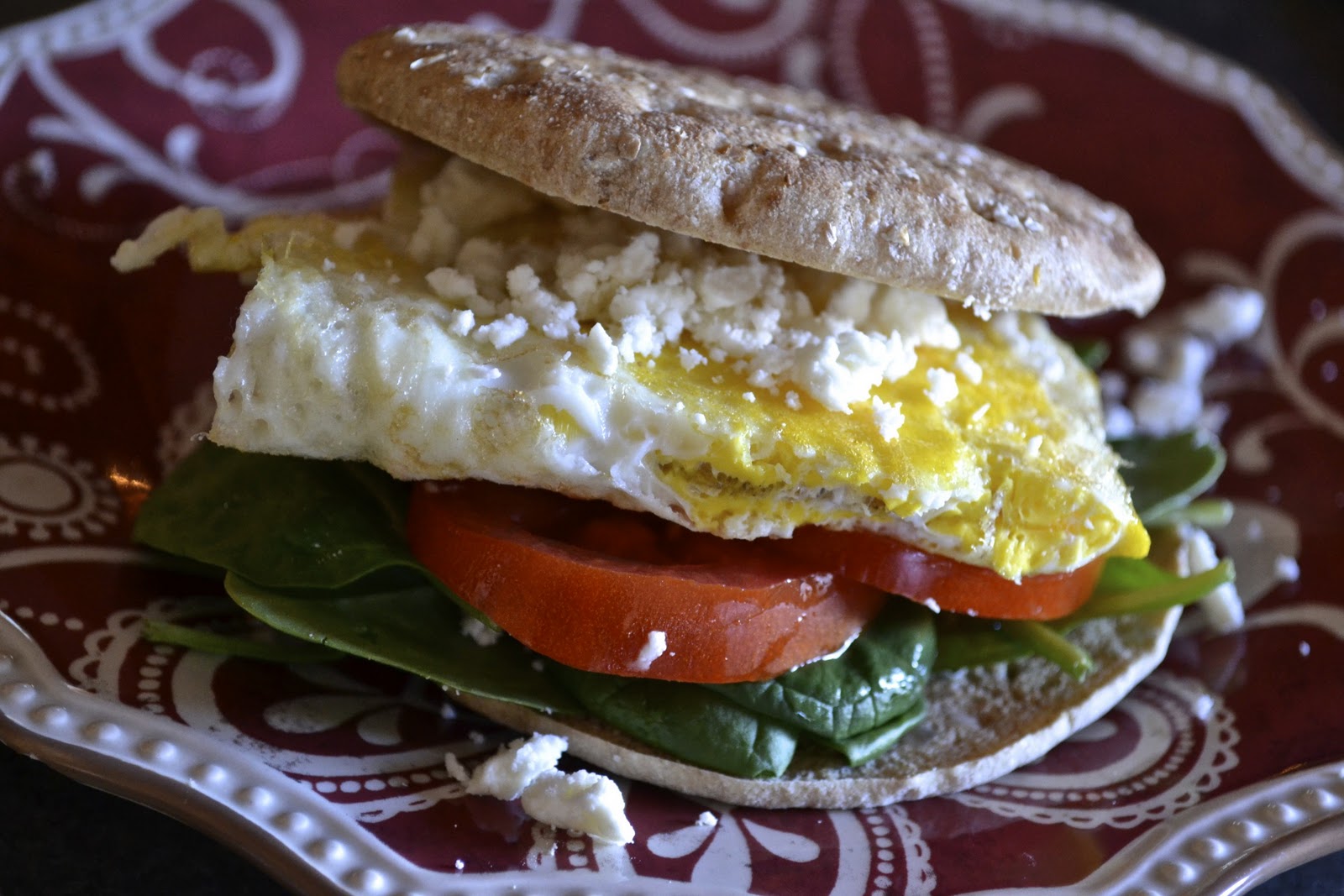 "Pointless" Meals Mediterranean Breakfast Sandwich