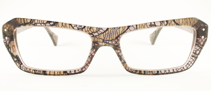 Rock Optika eyewear collection: Barcelona glasses in French lace