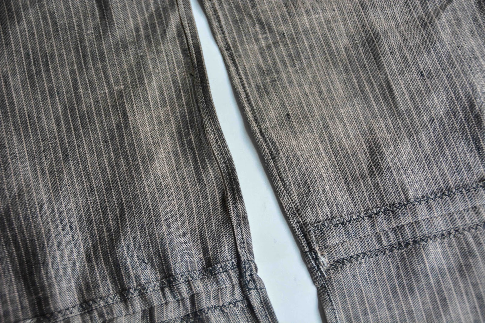 Aesthetic Nest: Sewing: Easy Ruched Linen Maxi Dress (Tutorial)