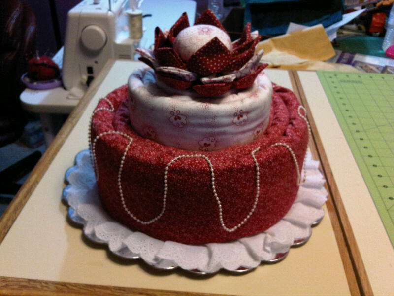 MooreQuilts Fabric Cake