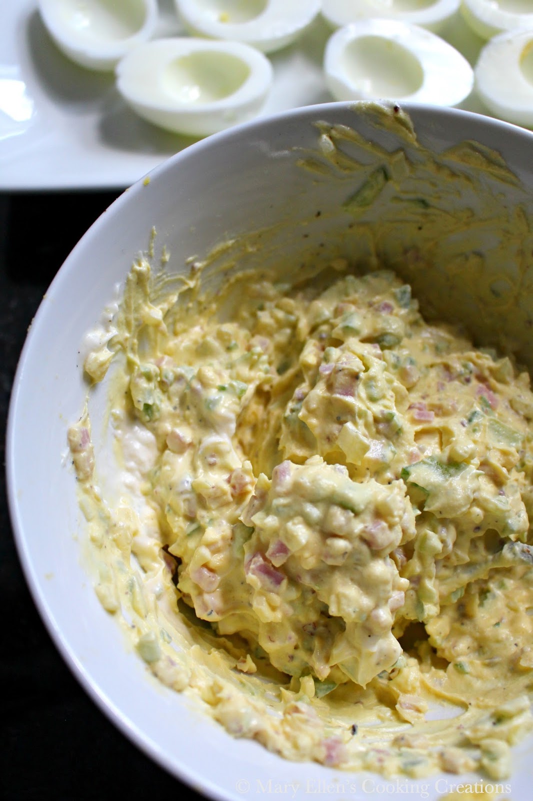 Mary Ellen's Cooking Creations Western Deviled Eggs with Pickled