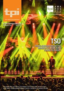 TPi Total Production International 174 - February 2014 | ISSN 1464-3786 | TRUE PDF | Mensile | Professionisti | Audio | Video | Concerti | Tecnologia
Founded in 1998, TPi Total Production International magazine is widely regarded as the industry’s most authoritative monthly business-to-business publication dedicated to the design and technology of live events, from concert, gig and festival productions, to theatre shows and temporary events.
Circulated to almost 10,000 key international decision makers, TPi’s readership ranges from show designers, technical crew, production/tour management and promoters, through to suppliers of sound & lighting systems, video, staging, security, catering, trucking, power and more.