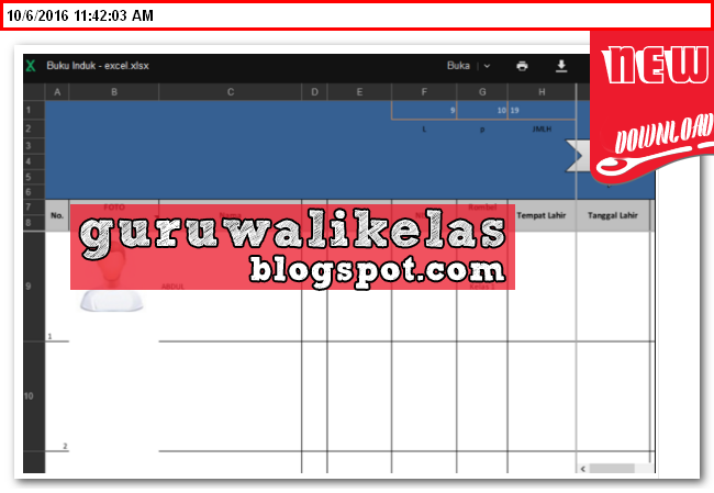 Aplikasi Buku Induk Siswa Berbasis Excel Lengkap Dengan Aplikasi Buku Induk Siswa Berbasis Excel Lengkap Dengan