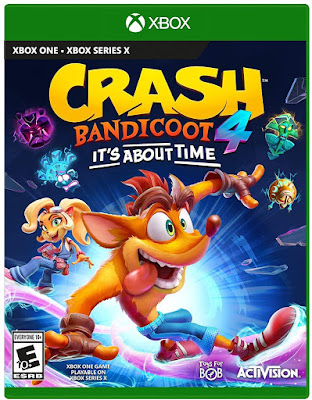 Crash Bandicoot 4 Its About Time Game Cover Xbox One
