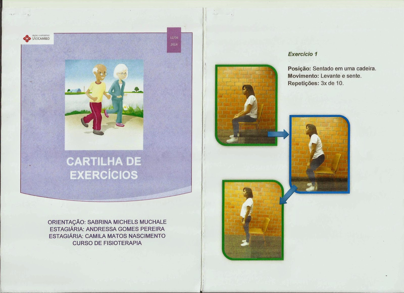TERCEIRA IDADE DO IPIRANGA: Cartilha de Exercícios