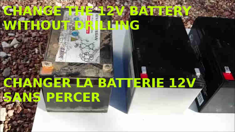 Life In Twizy Renault Twizy How To Change The 12v Battery Without Drilling Terminals