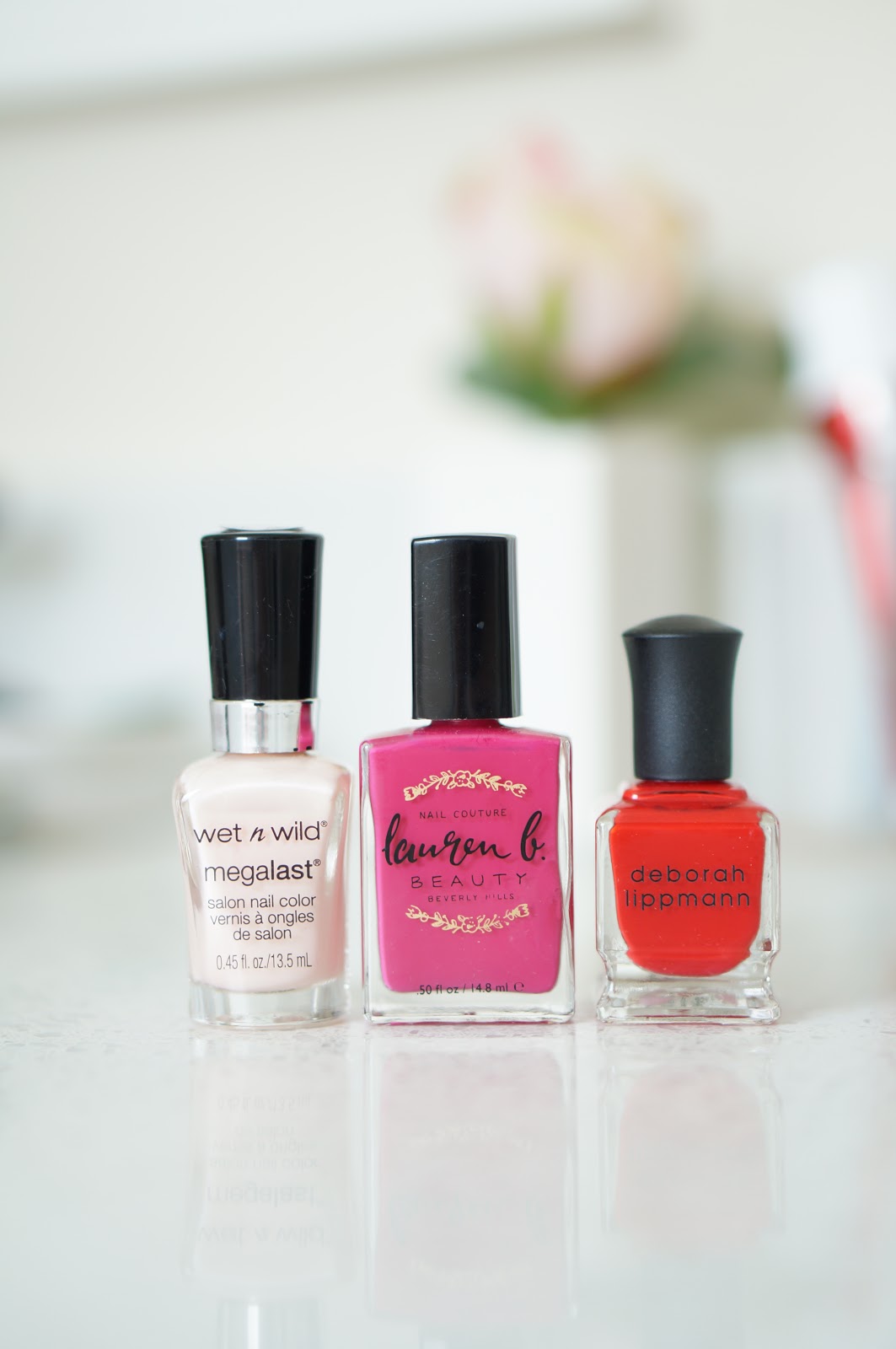 Popular North Carolina style blogger Rebecca Lately shares her top three polish for summer.  Click here for the only three cruelty free nail polishes you'll need this summer!