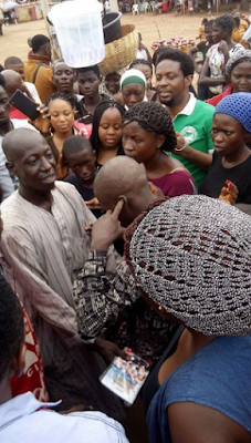 Photos: Nigerian Church Choir Restores Sanity To A Mentally Challenged Man Through Praise & Worship