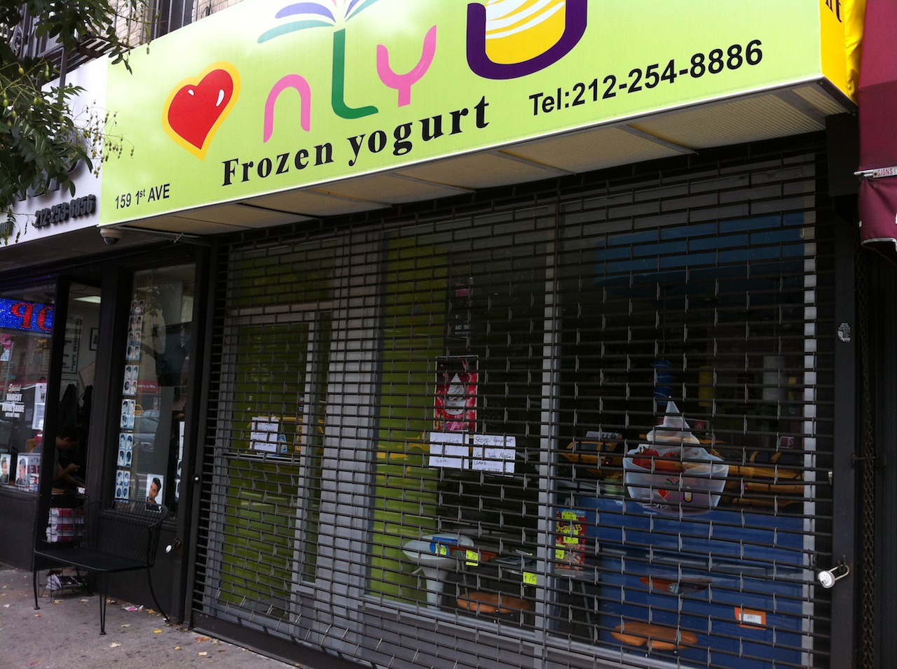 EV Grieve NLYU Yogurt has closed and everything — and we mean