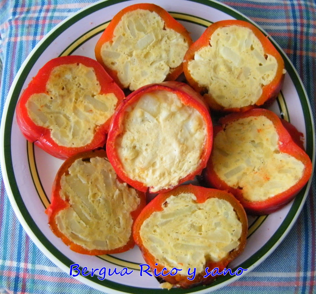 pimientos rellenos de tortilla