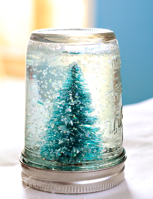 Mason Jar Snow Globe Tutorial Unblushing