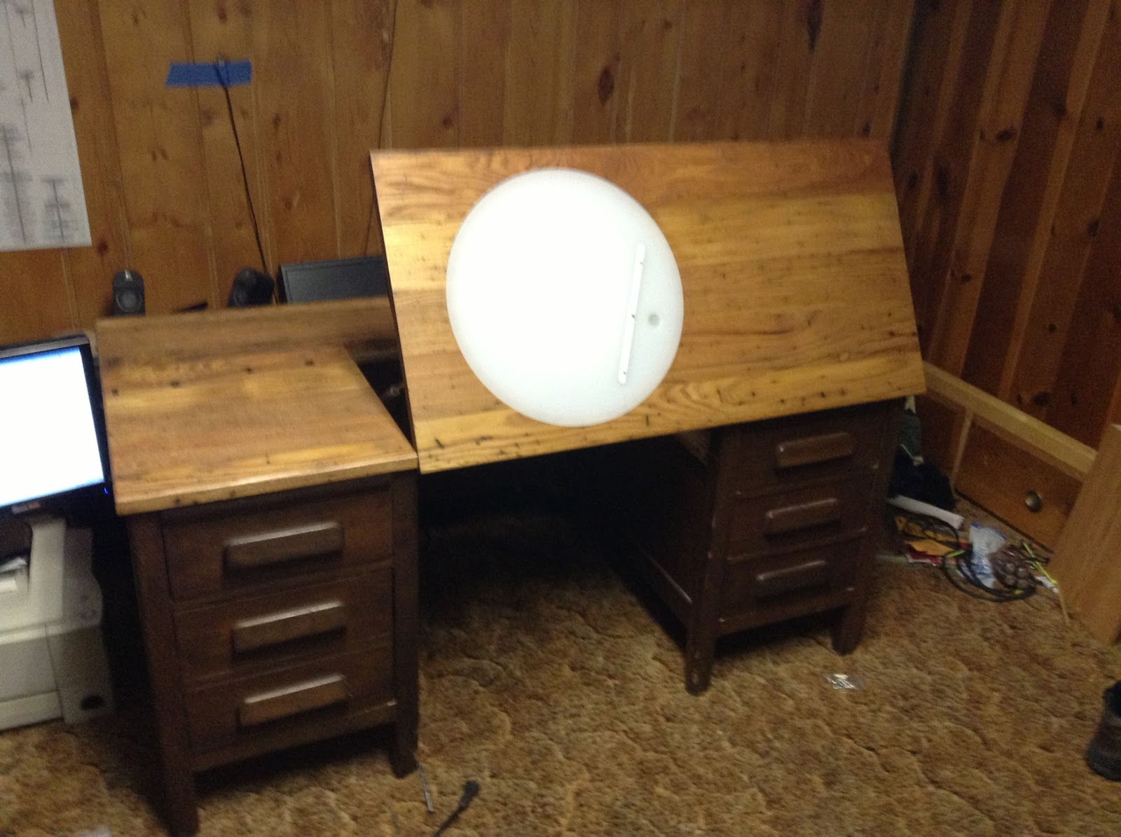 Tyler's House Of Cartooning My Animation Desk is Finished!!!