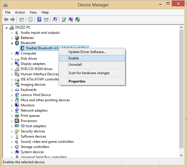 bluetooth not showing in device manager bluetooth not showing in device manager