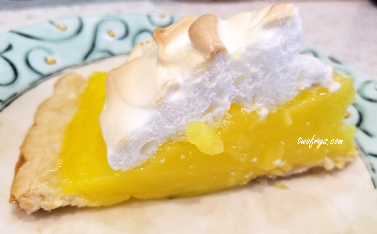 Two Frys Lemon Meringue Pie