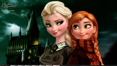 Gambar Frozen Terbaru Elsa dan Anna Harry Potter Animasi Kartun Disney Wallpaper HD 