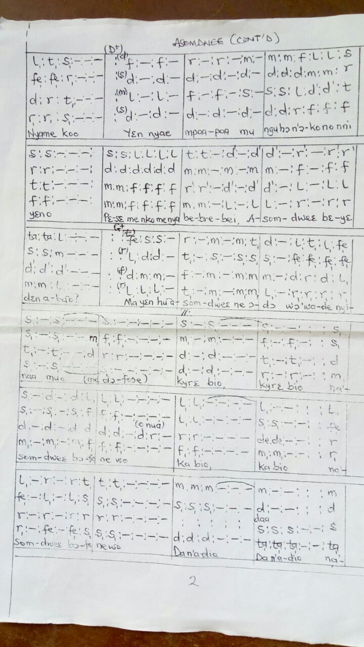 AFRICAN MUSIC IN TONIC SOLFA CHORAL