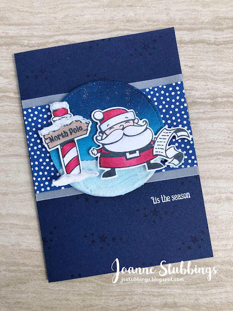 Jo's Stamping Spot - ESAD 2018 Holiday Catalogue Blog Hop using Signs of Santa and Santa's Signpost by Stampin' Up!