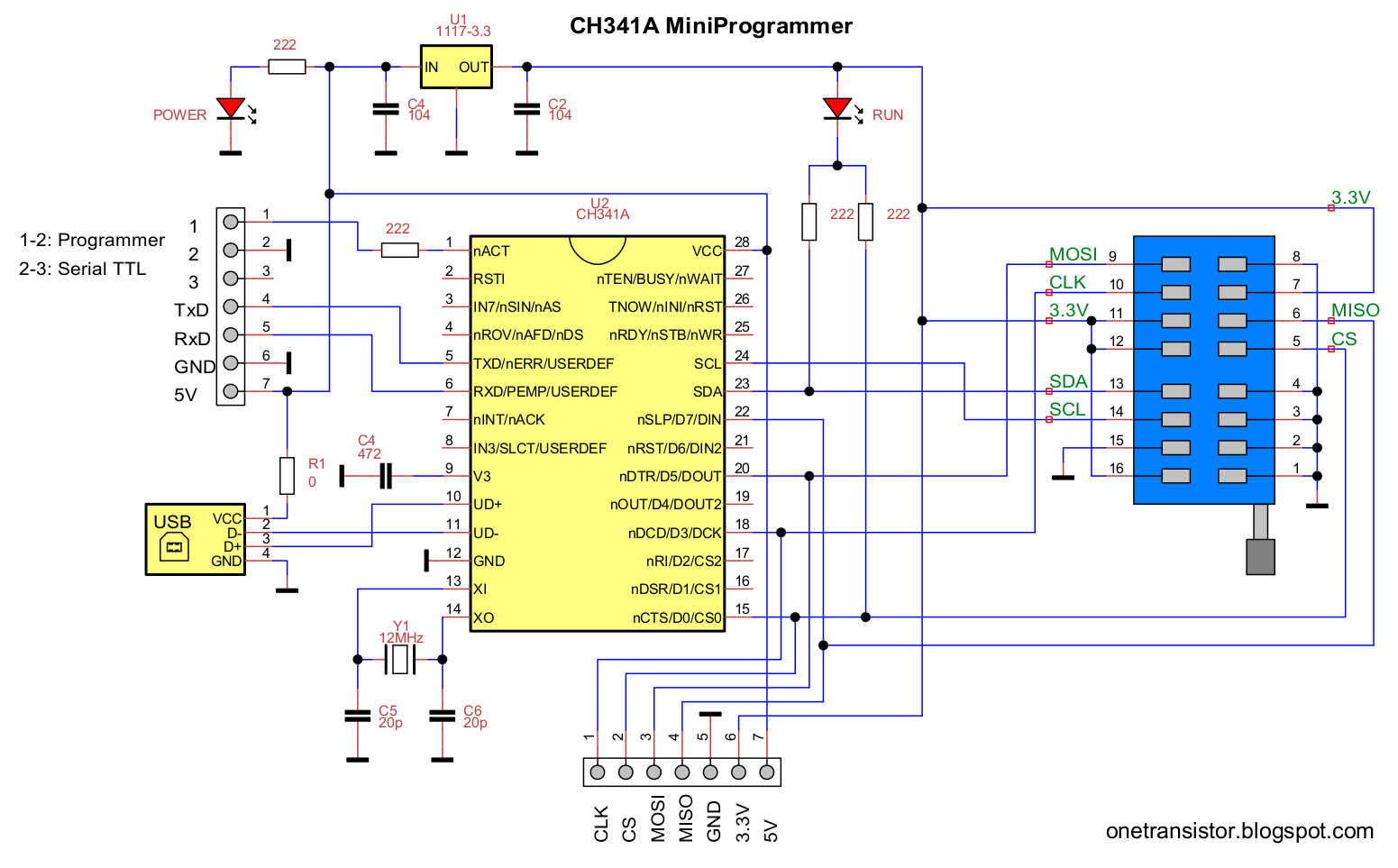 Kết quả hình ảnh cho ch341a schematic