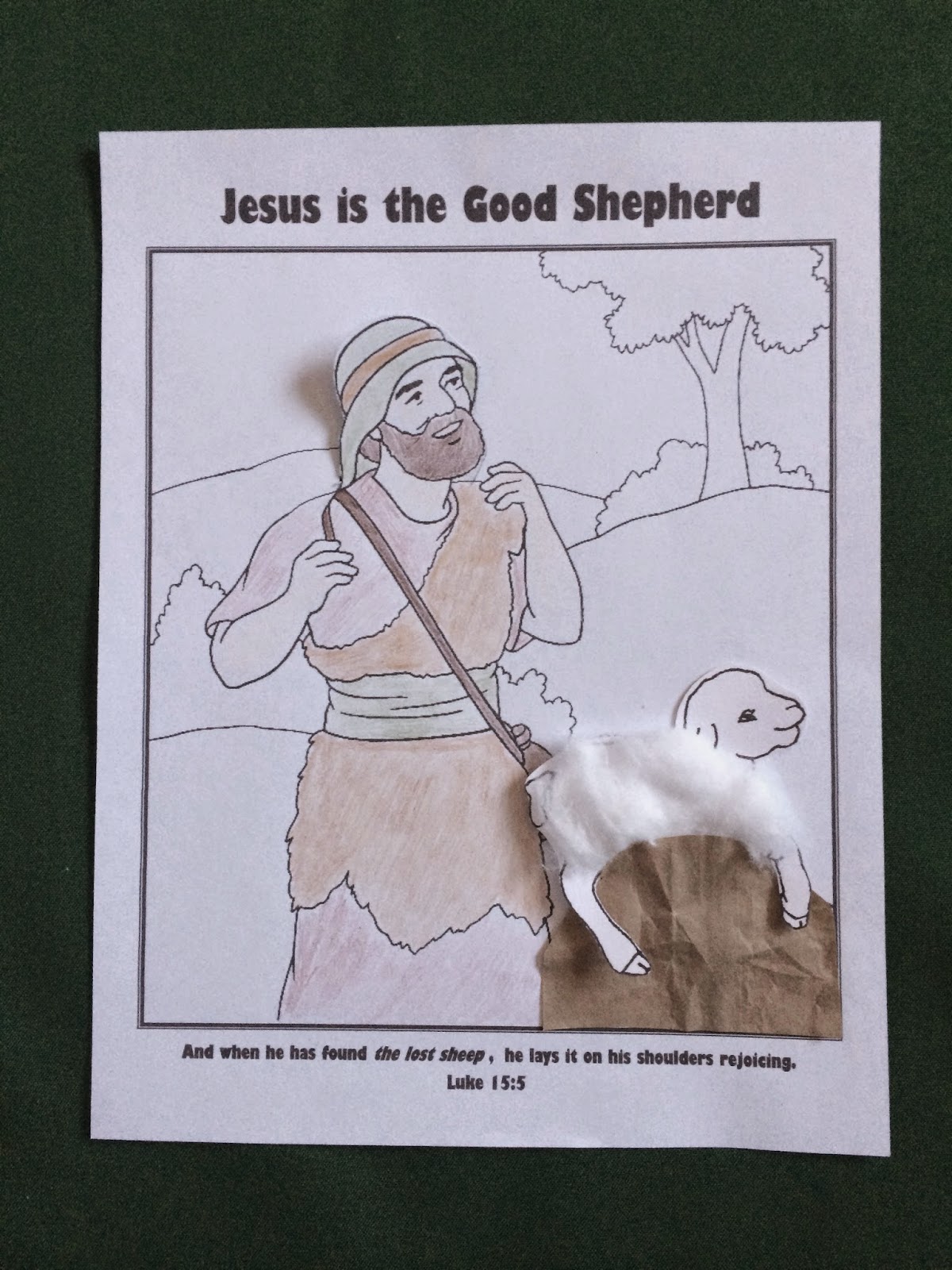 faith sprouts Jesus is My Shepherd