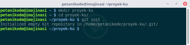 Membuat repository Git