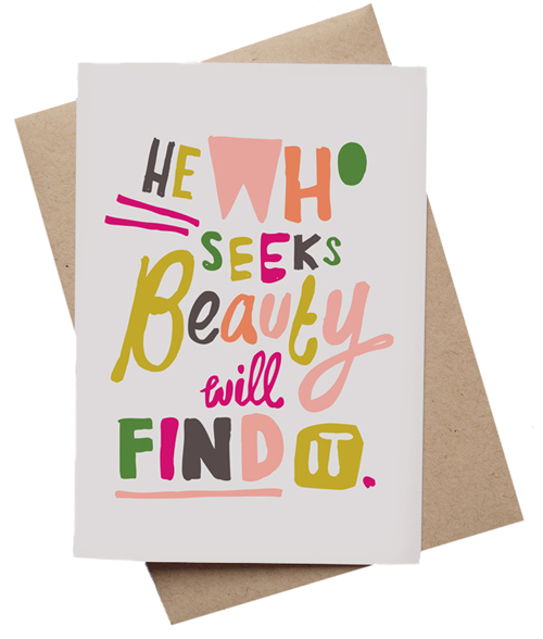 He Who Seeks Beauty Will Find It by Ma and Grandy 