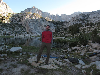 Am Laurel Lake mache ich mich bereit für einen weiteren Wandertag