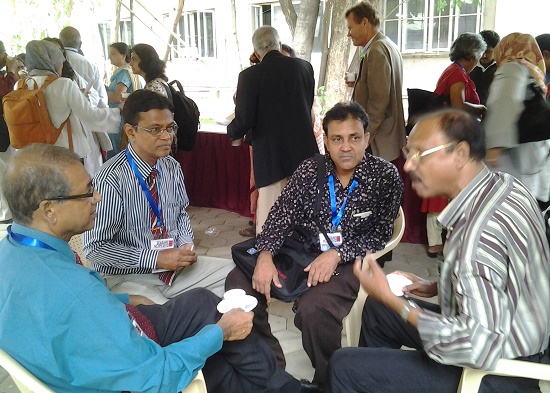 With Fellow Colleagues at SEARAME-NCHPE-2012, India