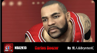 NBA 2K13 Mods Carlos Boozer 3 Cyber Face
