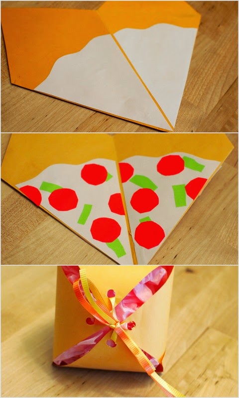 how to decorate your diy pizza gift container box