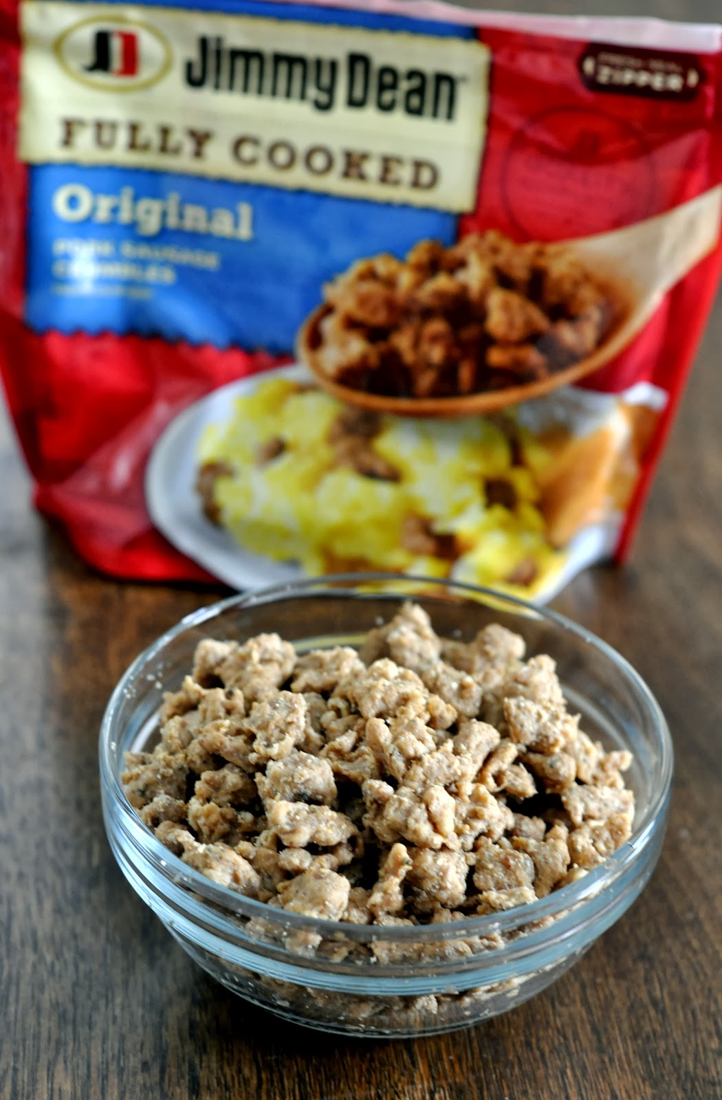 Jimmy Dean Fully Cooked Original Pork Sausage Crumbles | Taste As You Go #JDCrumbles