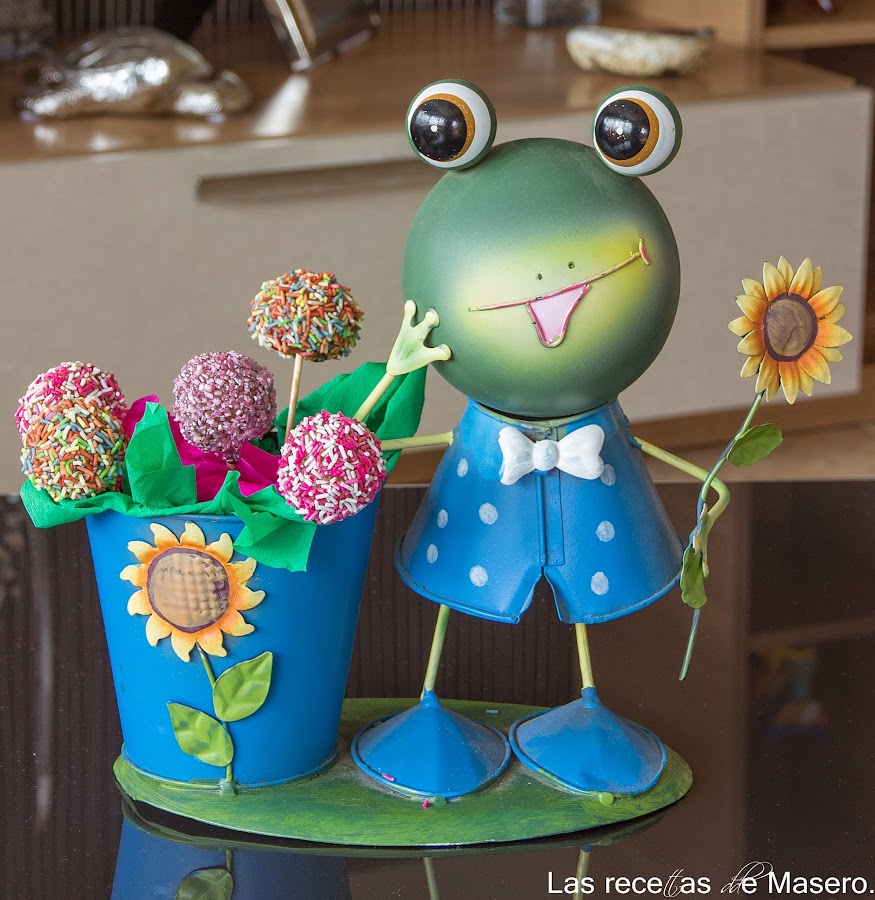 Cake pops de dulce de leche