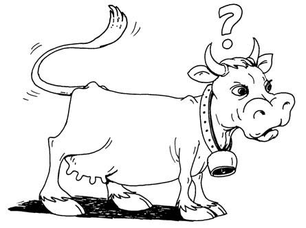 Wallpaper cow cartoon