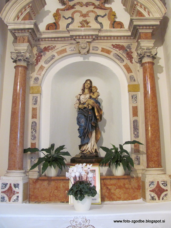 Kubed, Slovenska Istra, Cerkev sv. Florjana Slovenija, J. Primorska