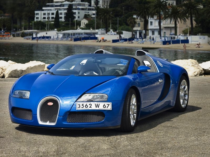 Bugatti Veyron Grand Sport Blue Body Colour - NEWS HOT CAR