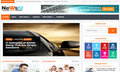 News52 Blogger Template | Download Free News52 Blogger Template