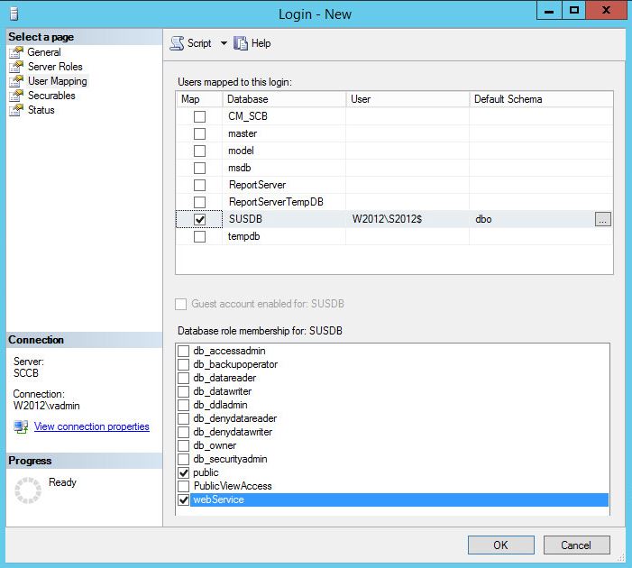 Venu Singireddy's blog: sccm wsus shared database