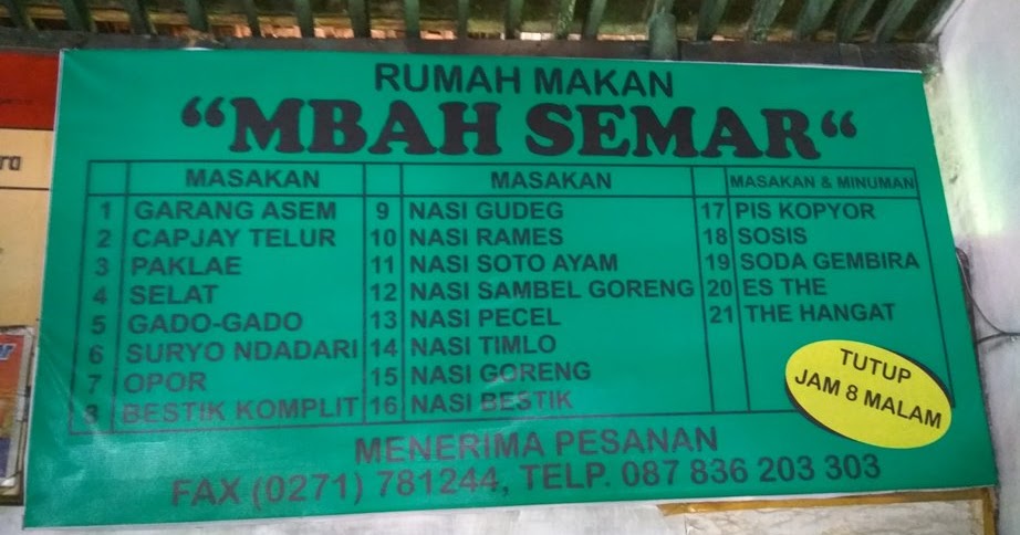 14 Mbah semar 303