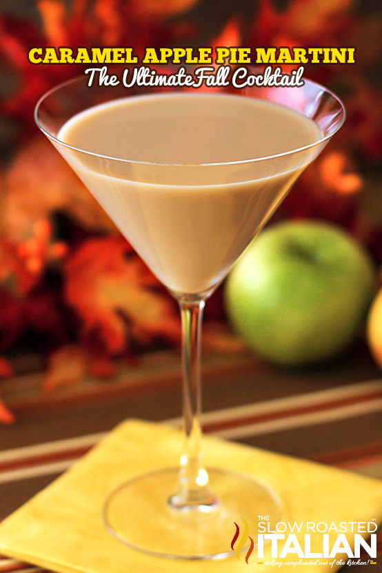 Caramel Apple Pie Martini and a Fall Party