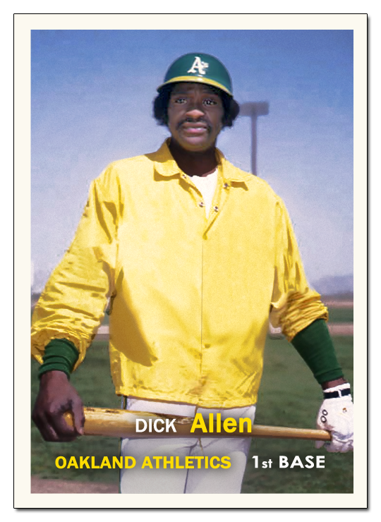 Dick Allen Hall of Fame 1957 Topps Dick Allen Athletics
