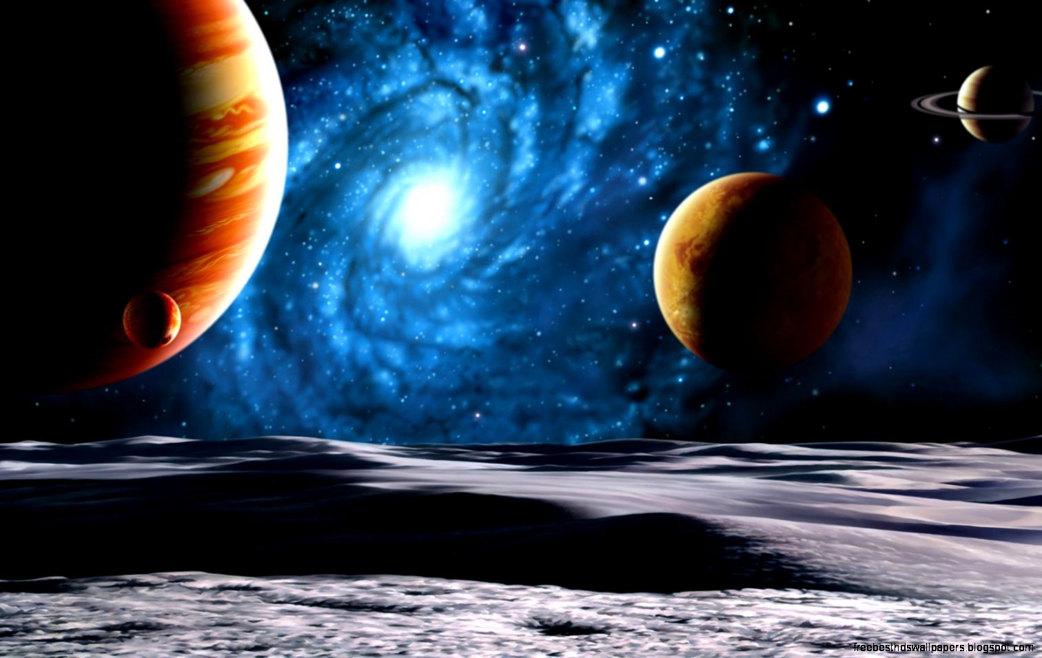 Outer Space Planets Wallpaper  1680x1050  ID31757