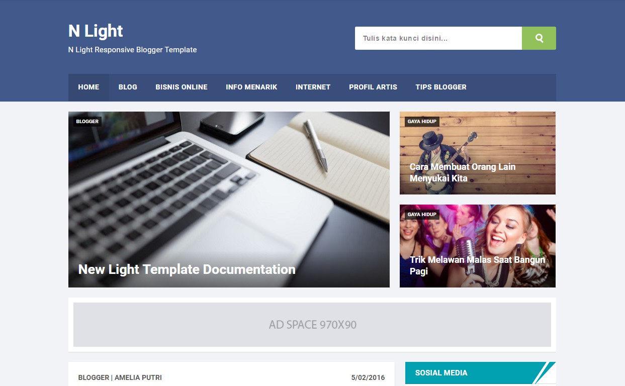 Download Template Blog N Light Responsif Adsense: Panduan Lengkap untuk Pemula