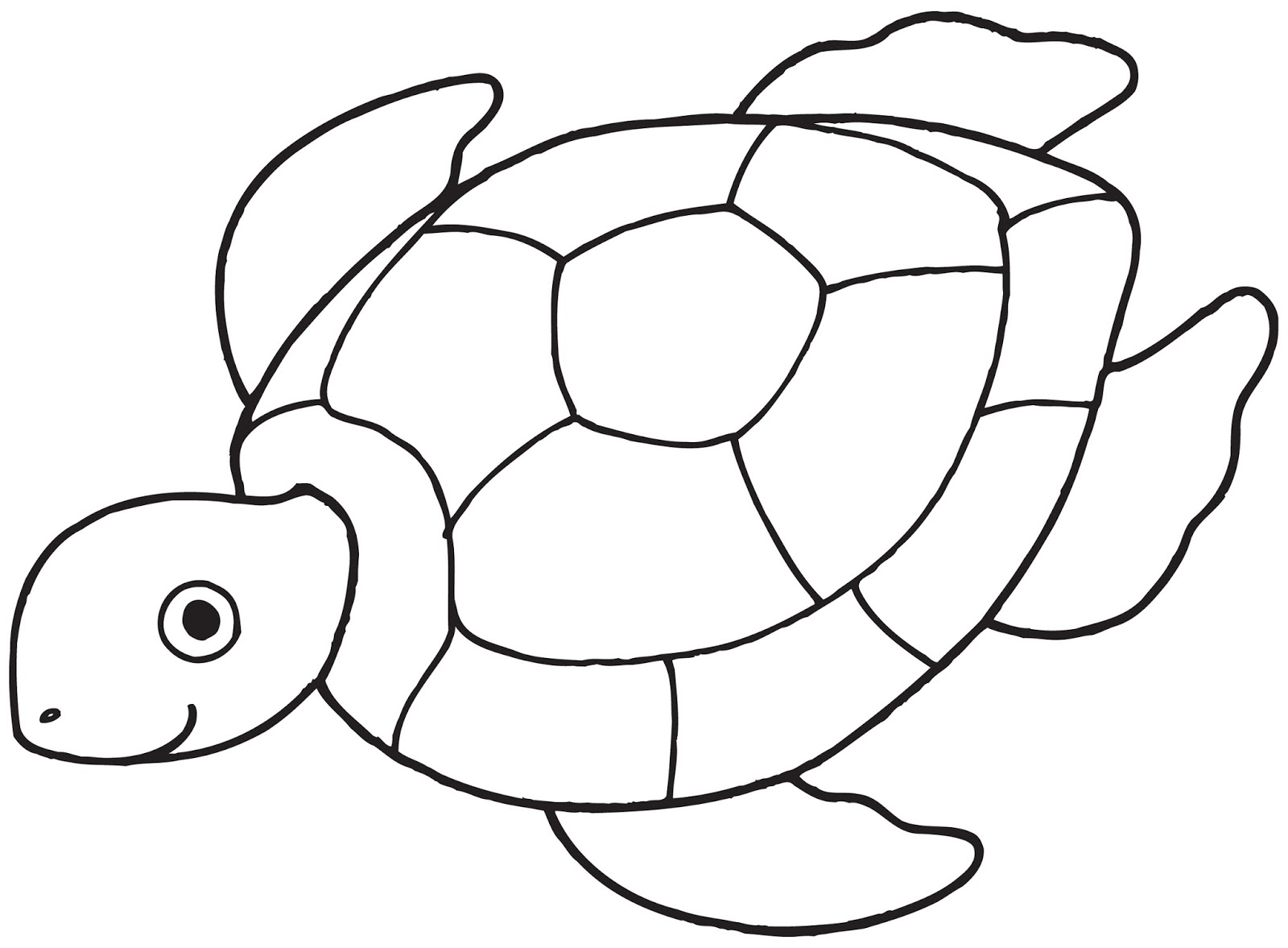 Sea Turtle Template Printable