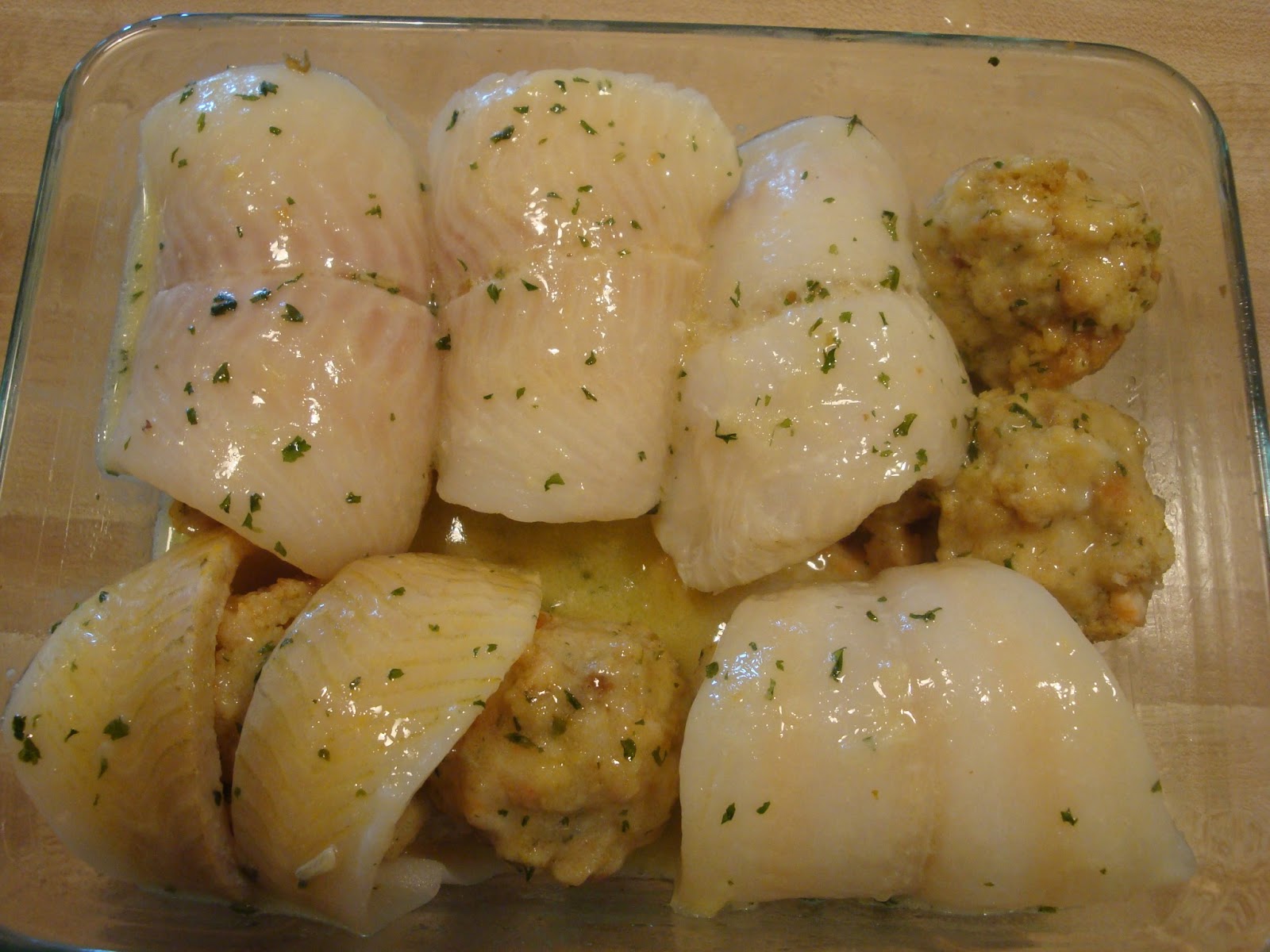 Tenderfoot Hearth Easy Stuffed Flounder